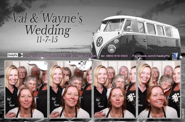 Cheeky Pix Wayne and Val Wedding